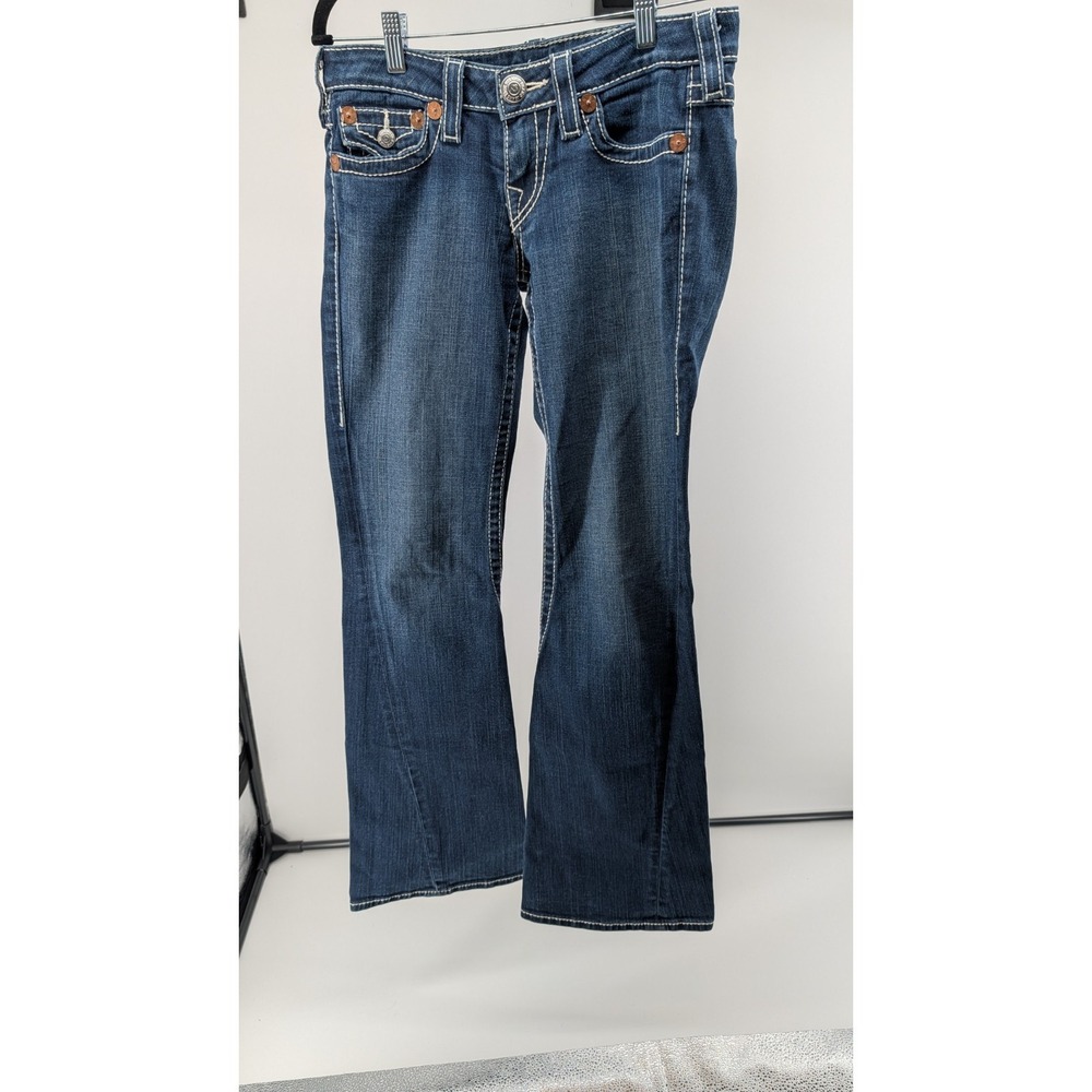 True Religion Jeans Women's Size 27 Flare Joey Big T